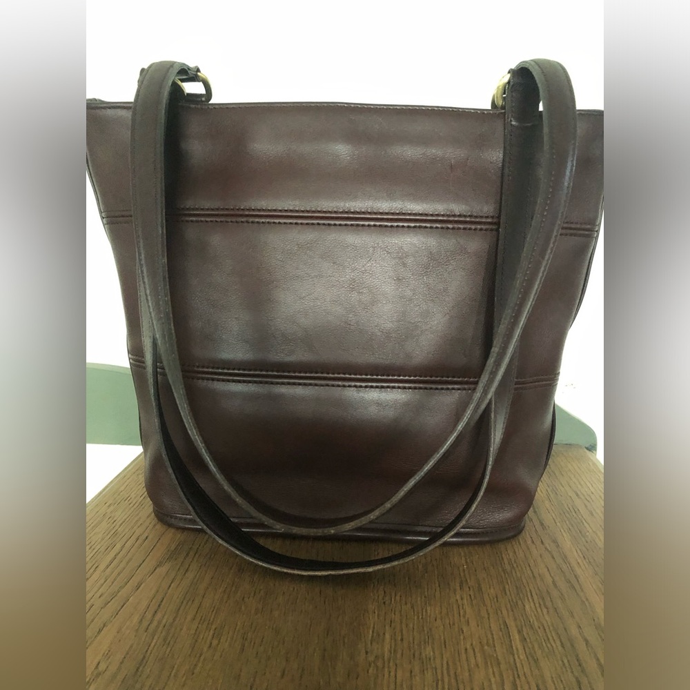 Coach | Vtg Tribecca Shopper Mahogany 9098 - Picture 5 of 8
